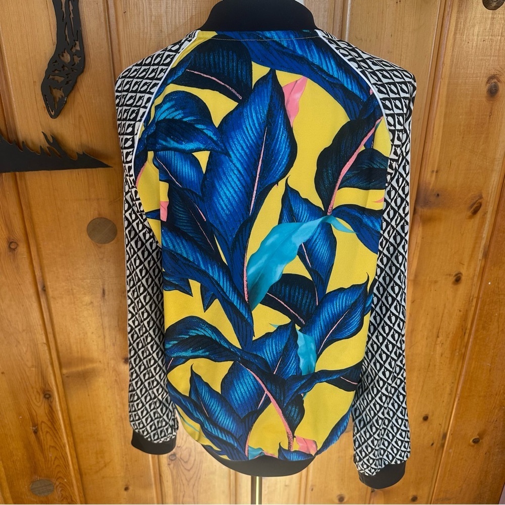 Adidas x Farm Rio Yellow Blue Tropical Track Jacket - Picture 5 of 7